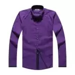 le nouveau coton chemise homme armini business promotions pourpre